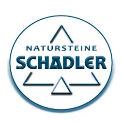 Logo Firma Schädler Natursteine in Rot an der Rot